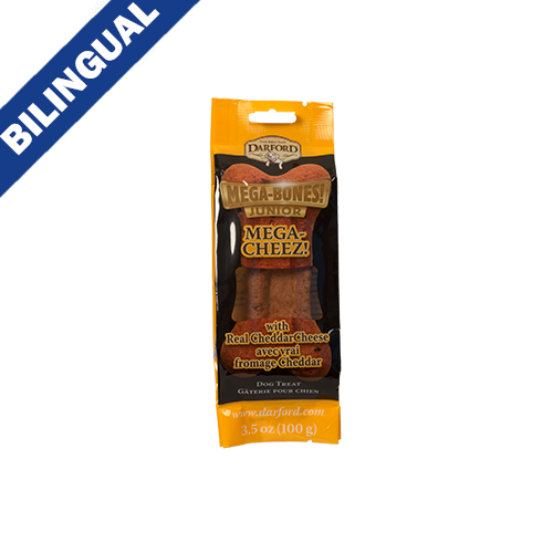 Darford® Mega Juniors Cheez Flavored Dog Treat, 3.5-oz