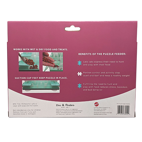Spot® Doc & Phoebe™ The Puzzle Feeder for Cats
