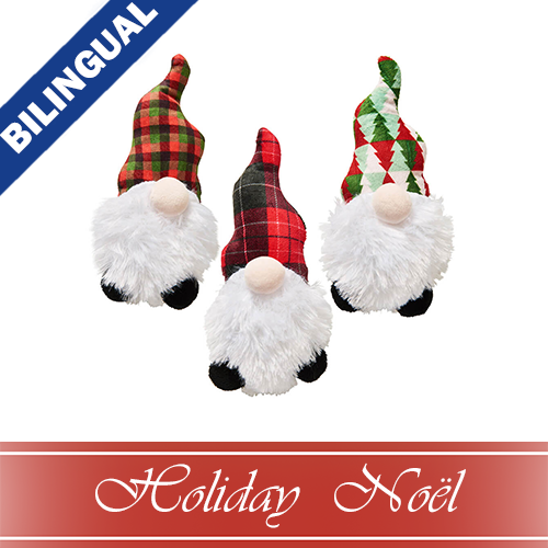 Spot® HOLIDAY Assorted Gnome Catnip Cat Toy, 6"