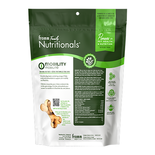 Fromm Nutritionals Mobility Functional Dog Treats, 6-oz