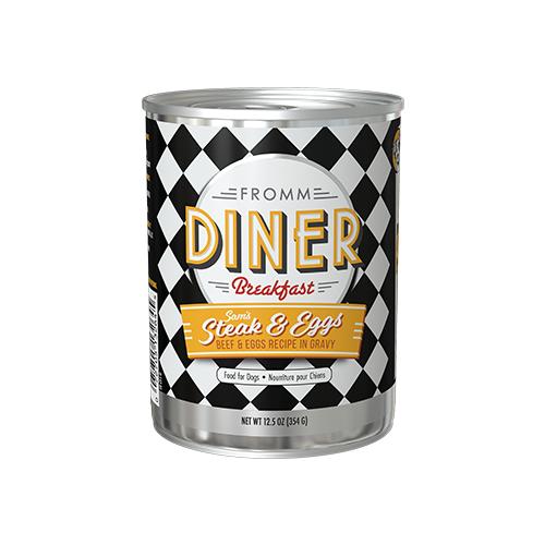 Fromm® Diner Sam's Steak & Eggs Beef & Eggs in Gravy Stew Wet Dog Food, 12.5 oz
