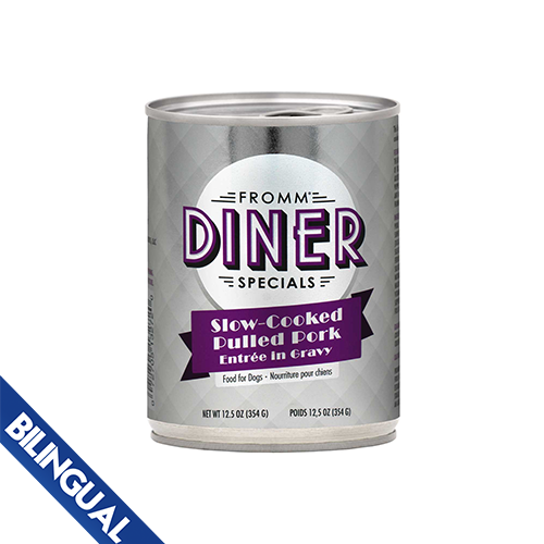 Fromm® Diner Specials Slow-Cooked Pulled Pork Entrée in Gravy Wet Dog Food, 12.5 oz