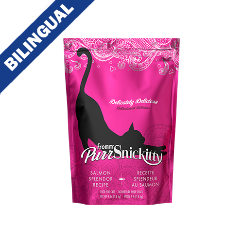 Fromm PurrSnickitty Salmon Splendor Recipe Dry Cat Food, 4-lb