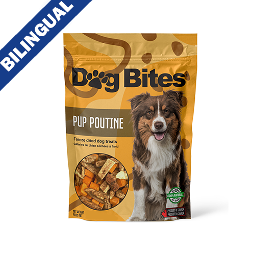 Dog Bites® Pup Poutine Freeze-Dried Dog Treats, 220g