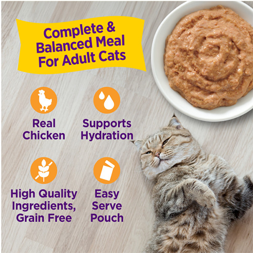 Wellness Appetizing Entrees Mousse Chicken Recipe Infused with Broth Wet Cat Food, 1.4-oz