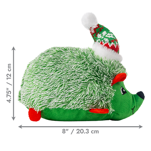 KONG® HOLIDAY Comfort HedgeHug Assorted Dog Toy, Medium