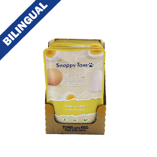 Snappy Tom® Gourmers™ Tuna with Egg Wet Cat Food, 70-gm