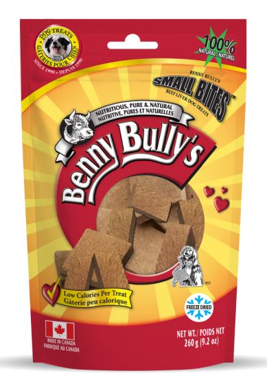 Benny Bullys Liver Chops Small Bites Dog, 260g