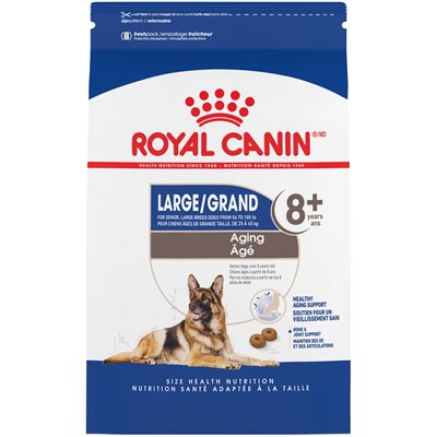 Royal Canin Size Health Nutrition Large Aging 8+ Dog, 30lbs