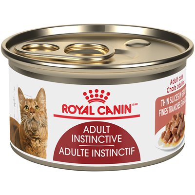 Royal CaninFeline Adult Instinctive Thin Slices in Gravy, 3-oz