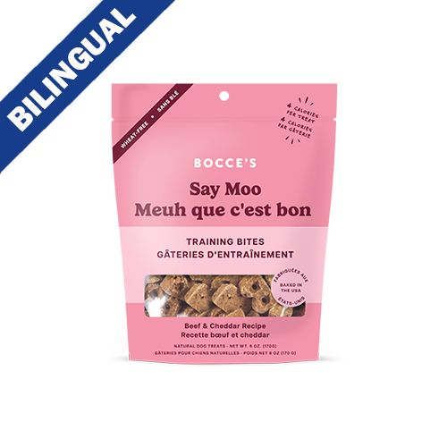 Bocce's Bakery Say Moo Beef & Cheddar Recipe Soft & Chewy Dog Treats, 6oz