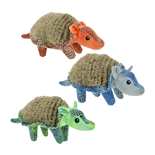 Multipet Armadillo Assorted 5.5" Dog Toy