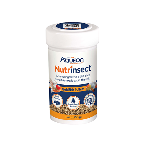 Aqueon® Nutrinsect Fish-Free Fish Food Goldfish Pellets, 1.76-oz