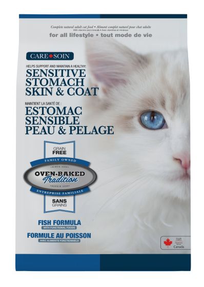 Oven-Baked Tradition Skin & Stomach All Life Style Grain Free Fish Cat, 10-lb