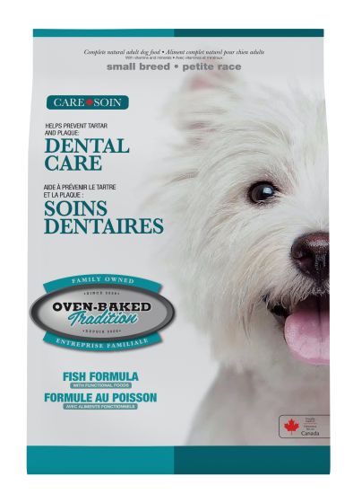 Oven-Baked Tradition Small Breeds Dental Care Fish Dog, 10-lb