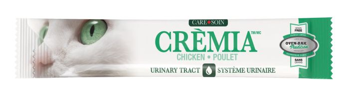 Oven-Baked Tradition - Crèmia Lickable Treats - Grain-Free Urinary Tract Chicken - 12 Tubes