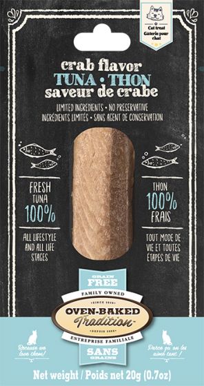 Oven-Baked Tradition Tuna And Crab Flavour Fillet Treats Cat, 20g