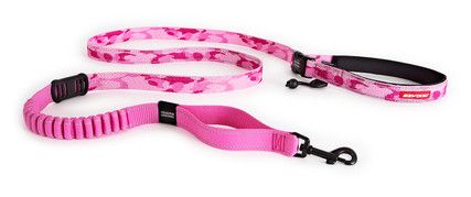 Ezydog Road Runner Leash Pink Camo Dog 1pc 7ft