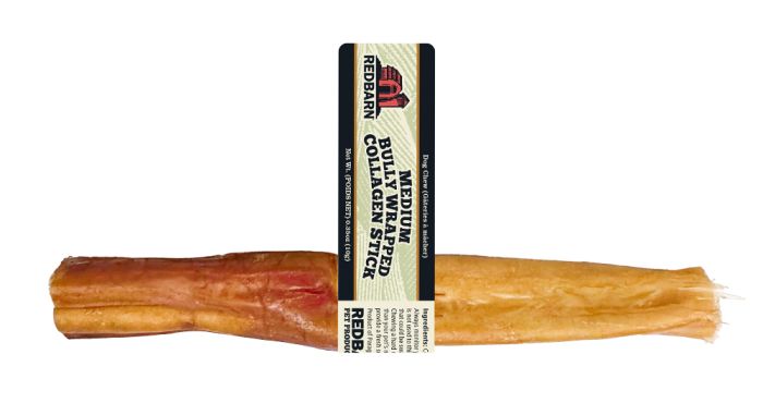 Redbarn Bully Wrapped Collagen Stick Dog Chew, Medium