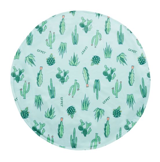 GF Pet Ice Mat Round Aqua Cactus Dog 60cm
