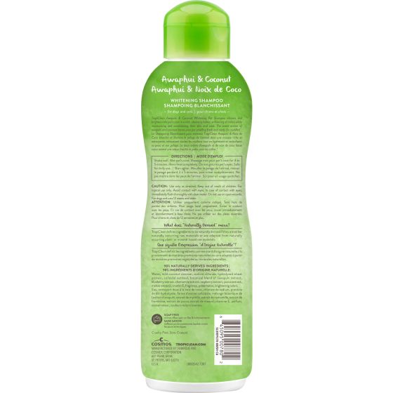 Tropiclean Awapuhi & Coconut Whitening Pet Shampoo, 20-oz