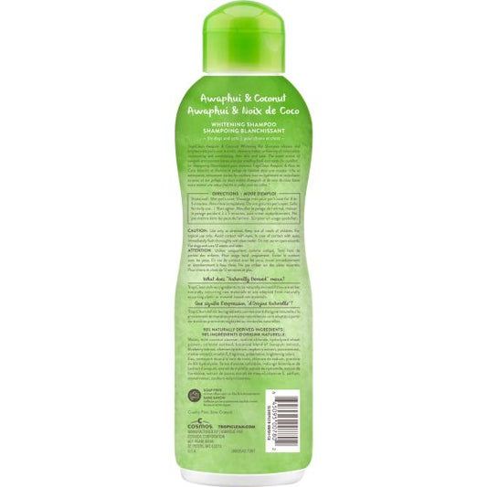 Tropiclean Awapuhi & Coconut Whitening Pet Shampoo, 20-oz