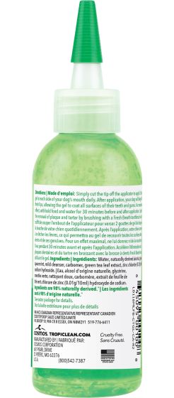 Tropiclean Fresh Breath No Brushing Clean Teeth Dental & Oral Care Gel for Dogs, 2-oz