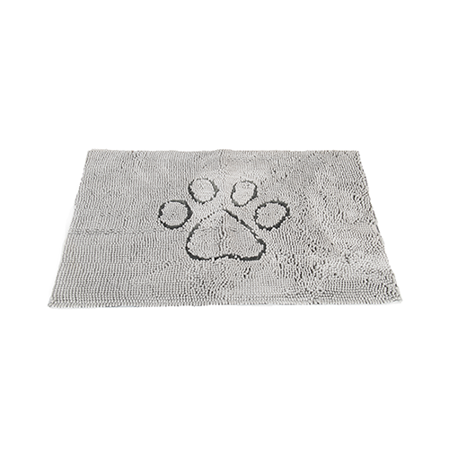 Dog Gone Smart Dirty Dog Doormat Silver Grey Large 26" x 35"