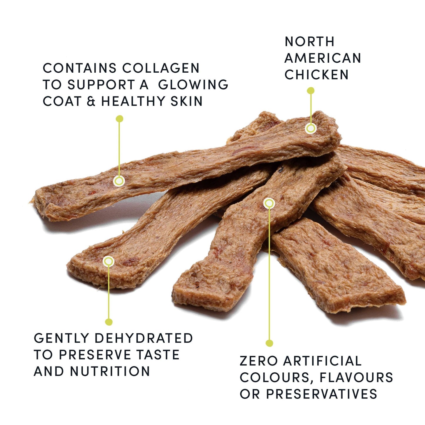 Crumps Chicken Collagen Jerky Treats Dog, 153-g
