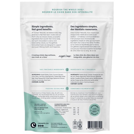 Crumps Fresh Bites Spearmint Dog, 207-g