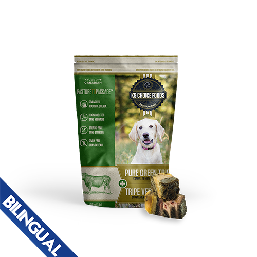 K9 Choice Foods Pure Green Tripe Frozen Dog Food, 1.36-kg (Size: 1.36-kg)