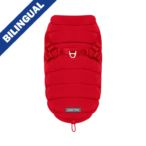 Canada Pooch - The Harness Puffer - Red - Size 8