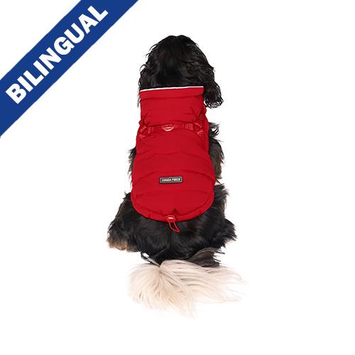 Canada Pooch The Harness Puffer Red Size 14