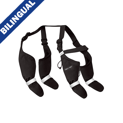 Canada Pooch - Suspender Boots - Black - 3 - Long