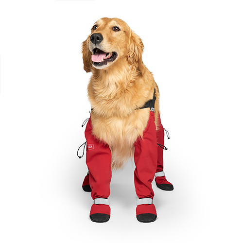 Canada Pooch® Suspender Boots Red SIze 3 Long