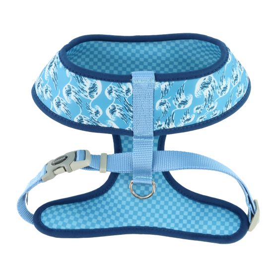 COASTAL Sublime Reversible Harness, Blue Waves, XXS