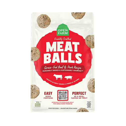 Open Farm Freshly Crafted Meatballs Grass-Fed Beef & Pork Recipe, 14-oz
