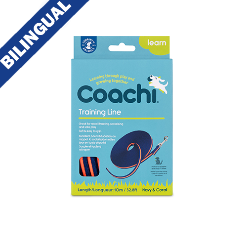 Company of Animals® - Coachi® - Training Line Navy & Coral 10m