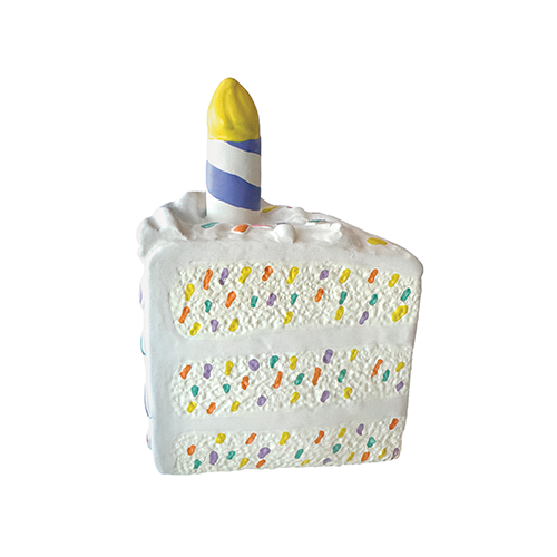 foufouBRANDS™ fouFIT™ Birthday Cake Chew Unisex 6" Dog Toy