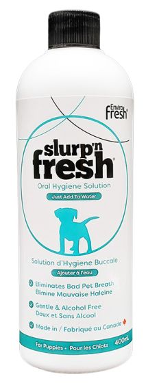 Enviro Fresh - Slurp N Fresh Water Bowl Additives Gentle Puppy Dog 400ml