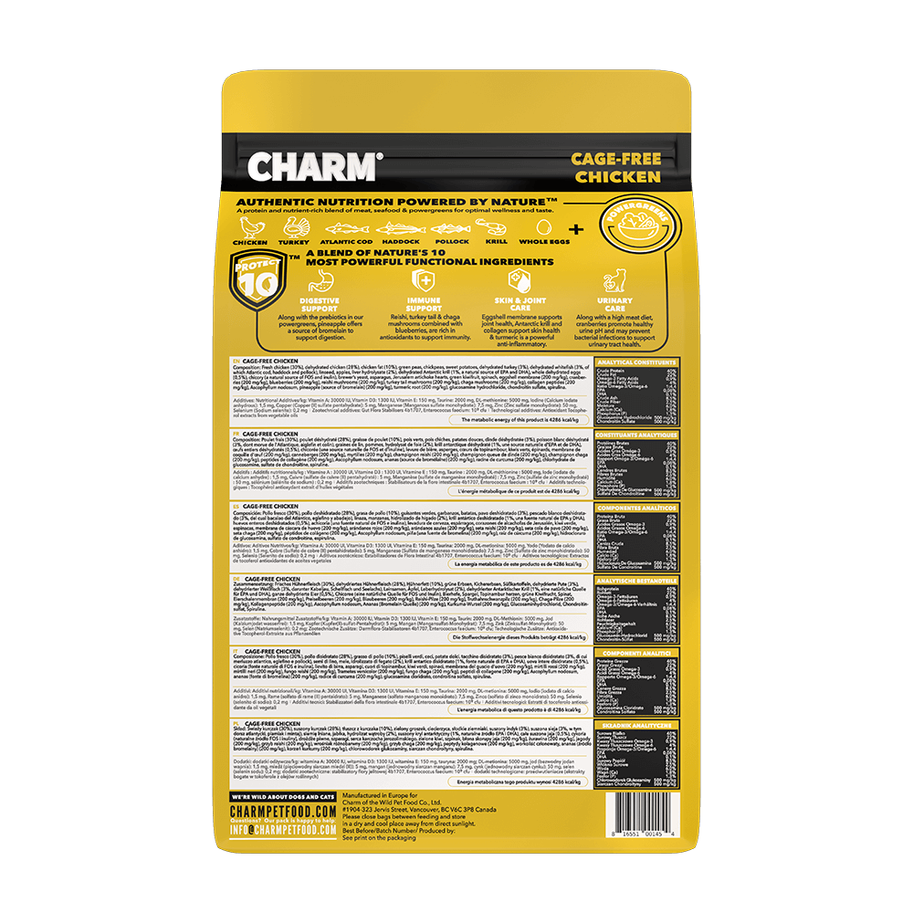 CHARM Free-Run Chicken Cat Food, 1.5-kg