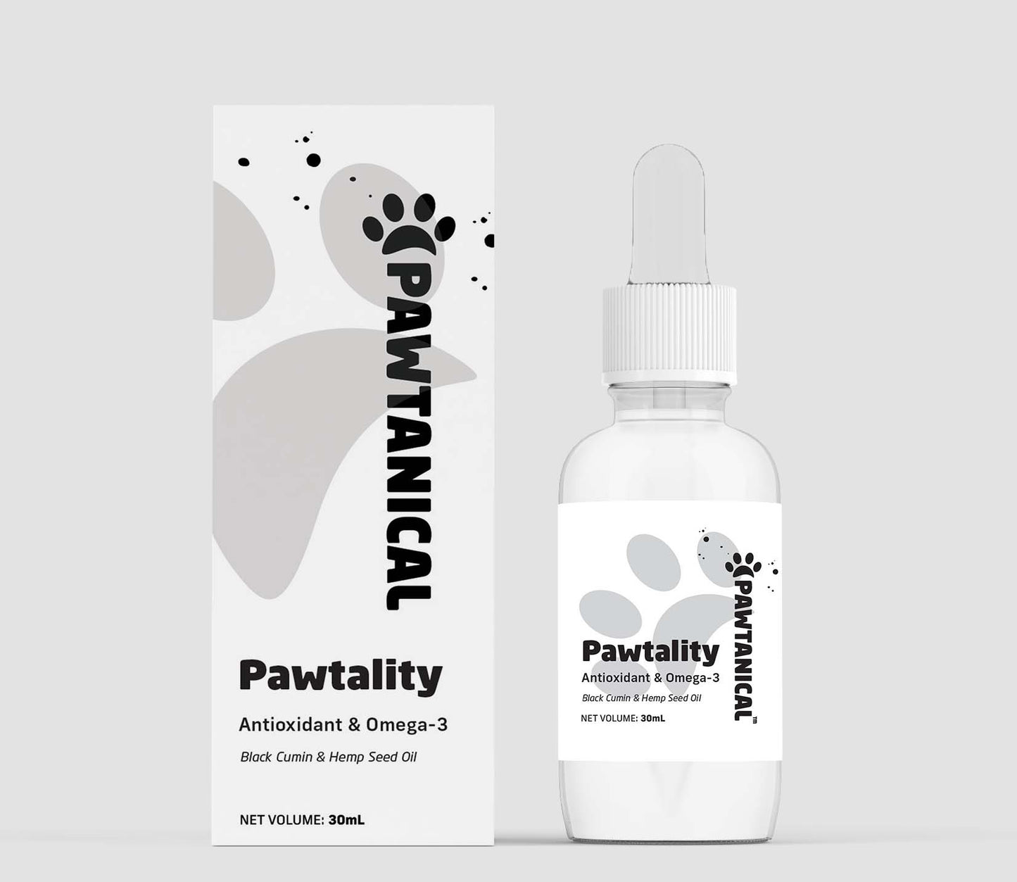 Pawtanical Pawtality Black Cumin & Hemp Seed Oil, 30-ml