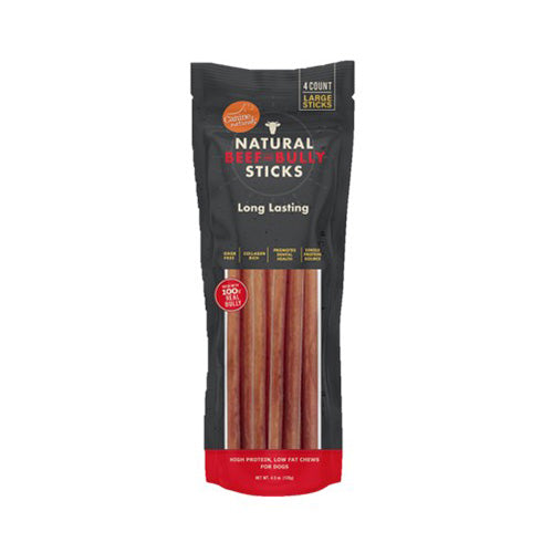 Canine Naturals® Alternative Natural Bully Beef Stick 10" (4 Pack)