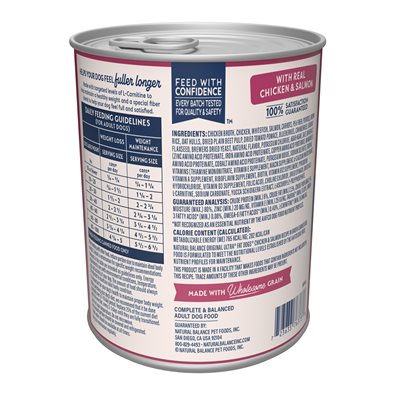 Natural Balance Targeted Nutrition Fat Dogs Chicken & Salmon Formula, 13-oz