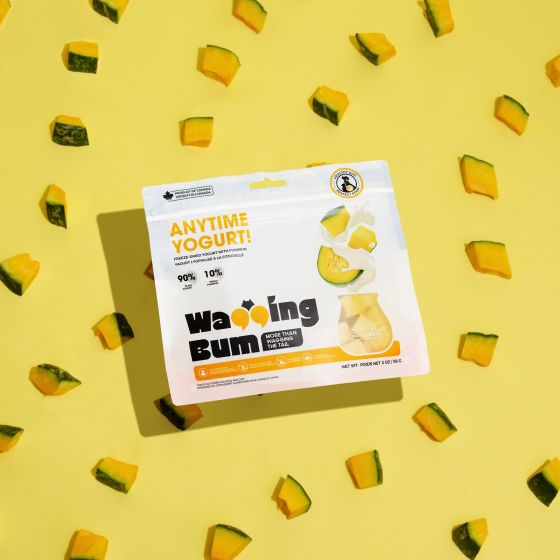 Wagging Bum Anytime Yogurt! Freeze-Dried Greek Yogurt with Pumpkin, 2-oz