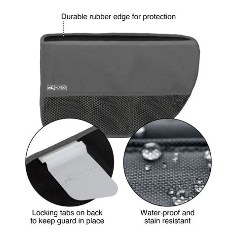 Kurgo Car Door Guard Black Dog, 2 Pack