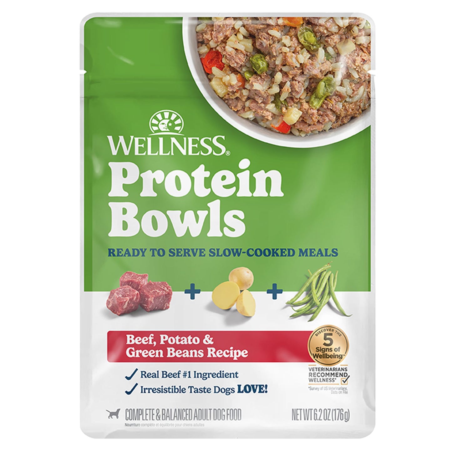 Wellness Protein Bowls Beef Potato and Green Beans Wet Dog Food 6.2-oz Newcastle Ontario