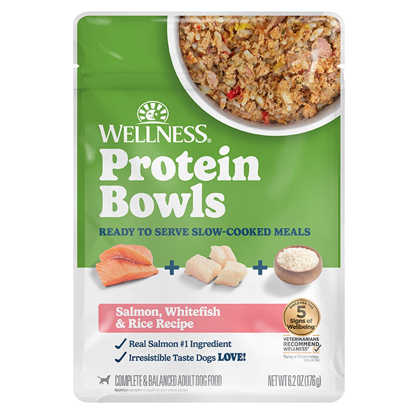 Wellness Protein Bowls Salmon Whitefish and Rice Wet Dog Food 6.2-oz Courtice Ontario