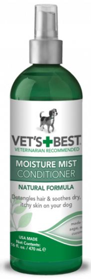 Vets Best Moisture Mist Conditioner Dog, 16-oz