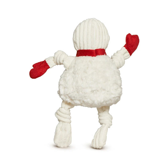 HuggleHounds Sam Snowman Knottie Holiday Dog Toy Large